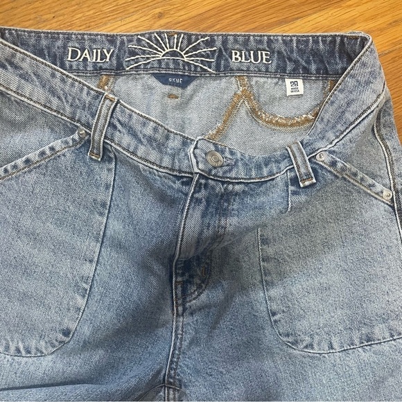 Daily Blue by Adriano Goldschmied Skye High Rise Flare Jeans Size 28 Bell Bottom - Picture 5 of 7